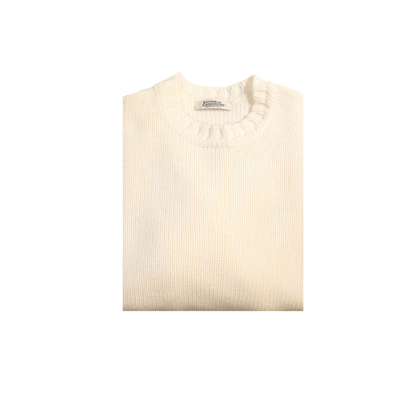 Maglia girocollo finezza 3 - Vittoria Cashmere