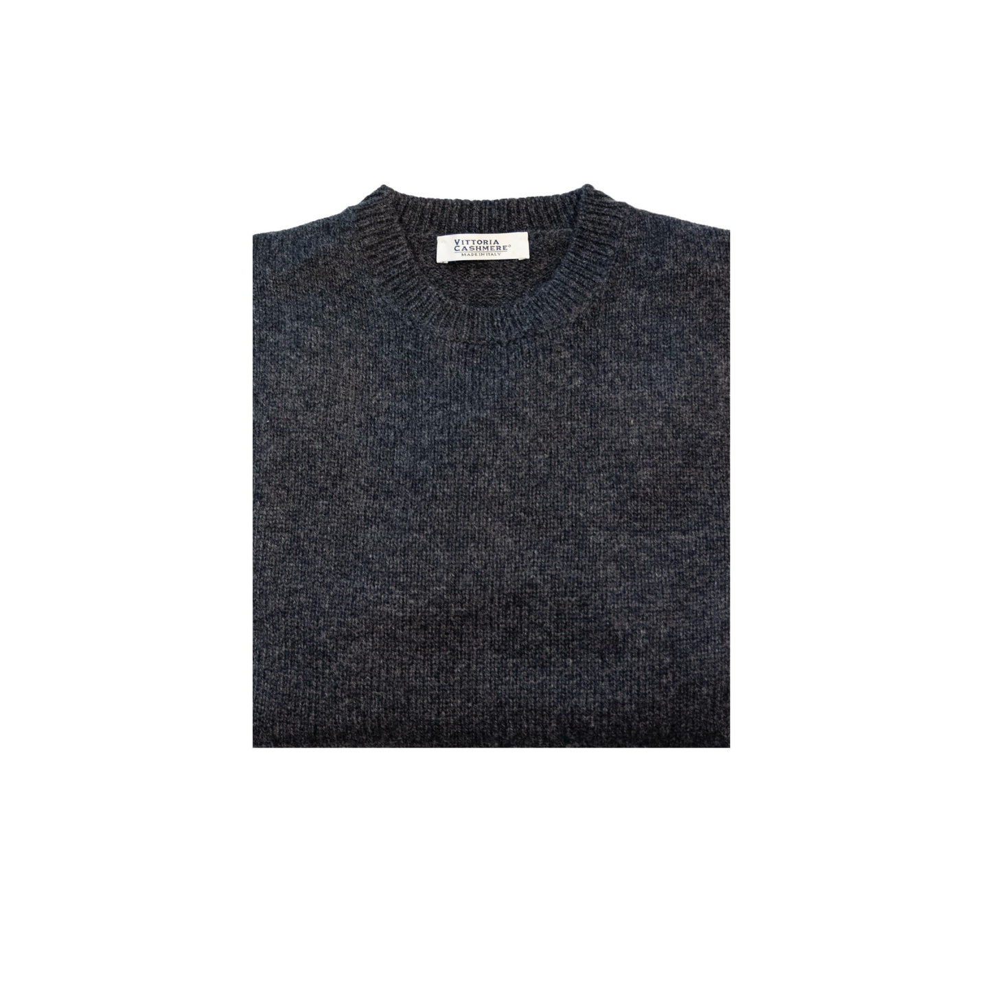 Maglia girocollo in pura lana - Vittoria Cashmere