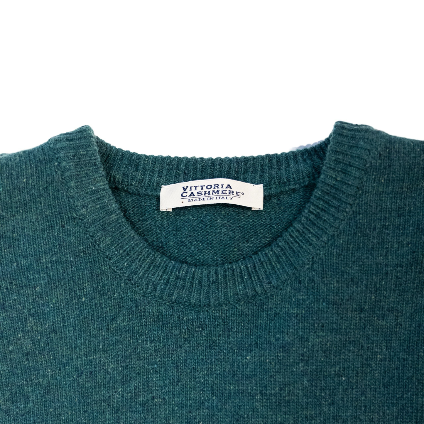 Maglia girocollo in lana e seta - Vittoria Cashmere