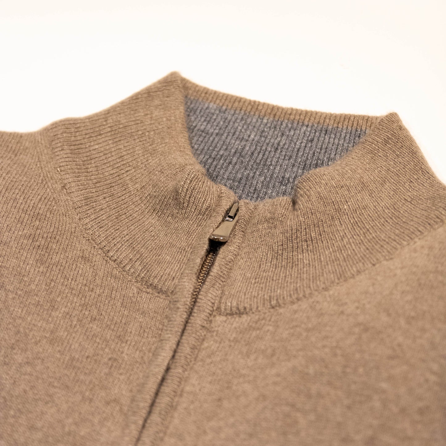 Lupetto con zip integrale - Vittoria Cashmere