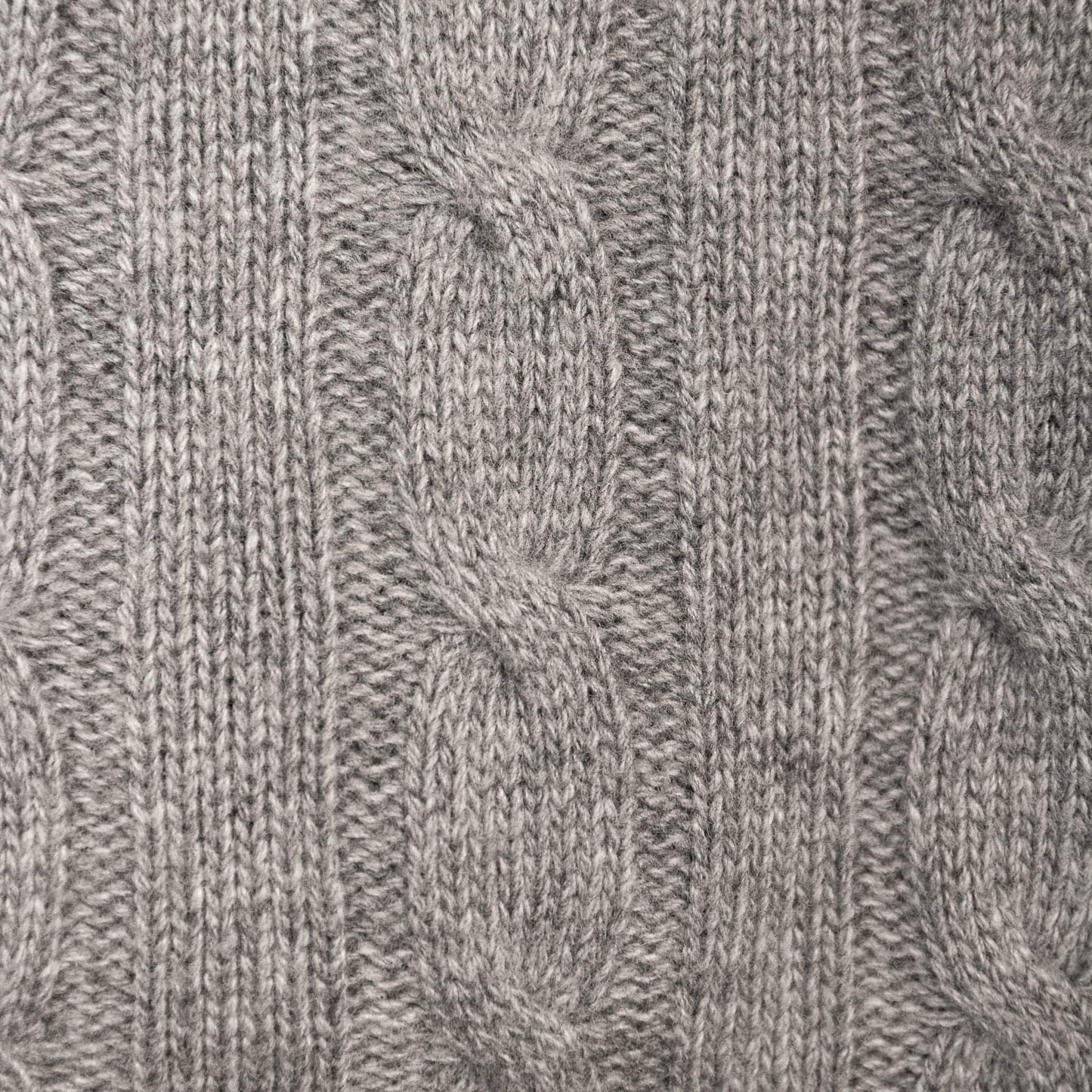 Maglia dolcevita a trecce e coste - Vittoria Cashmere