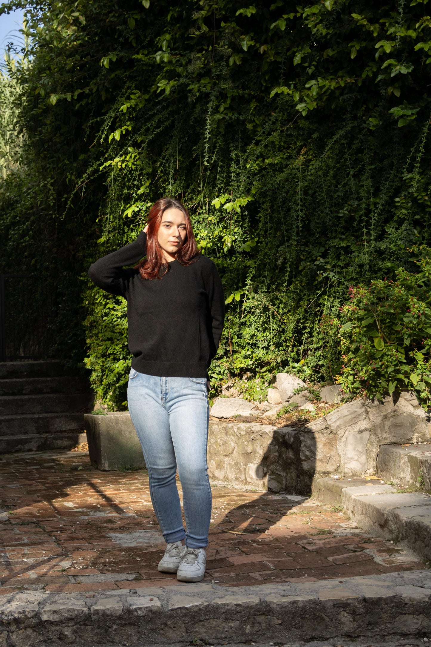 Maglia girocollo finezza 7 - Vittoria Cashmere