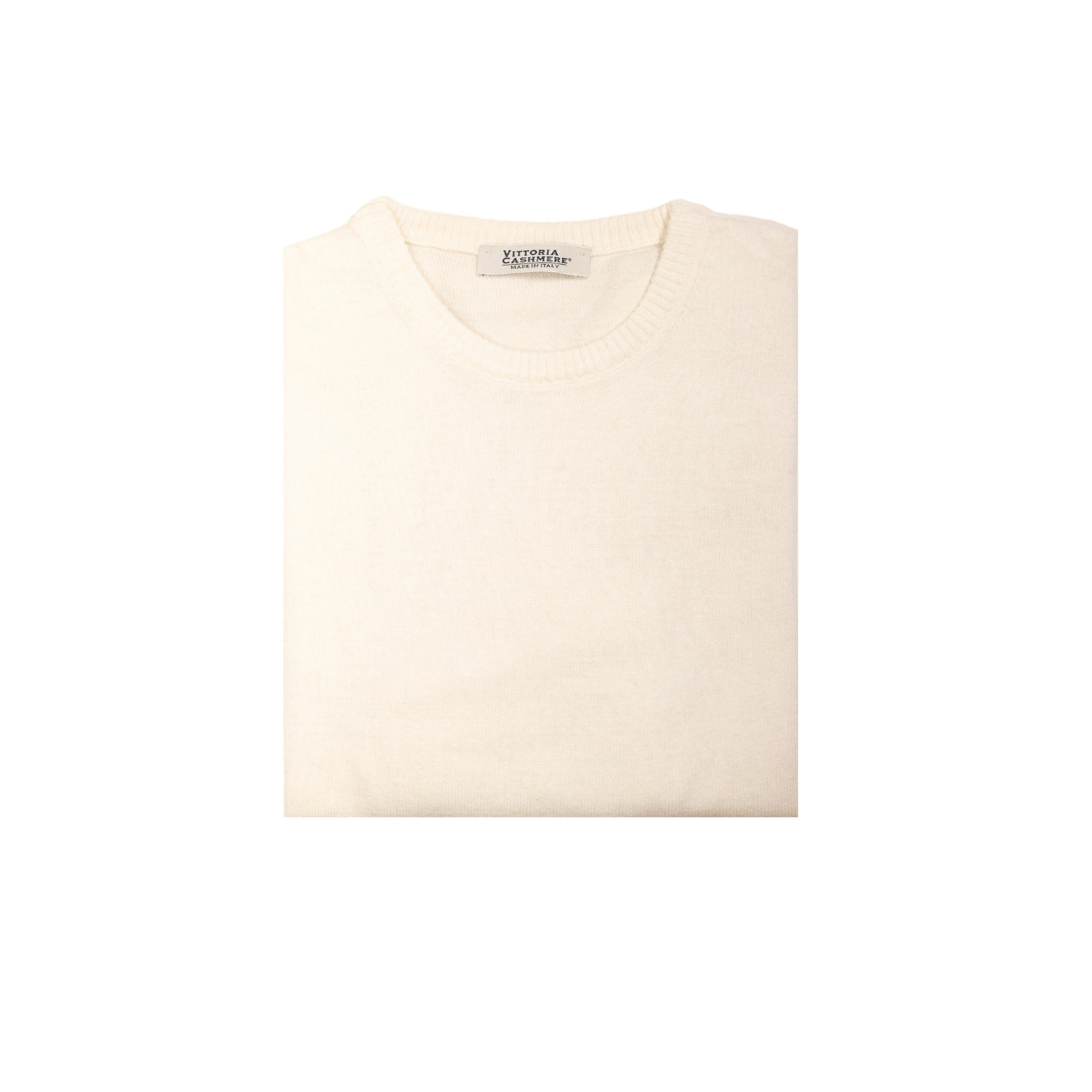 Maglia girocollo finezza 12 - Vittoria Cashmere