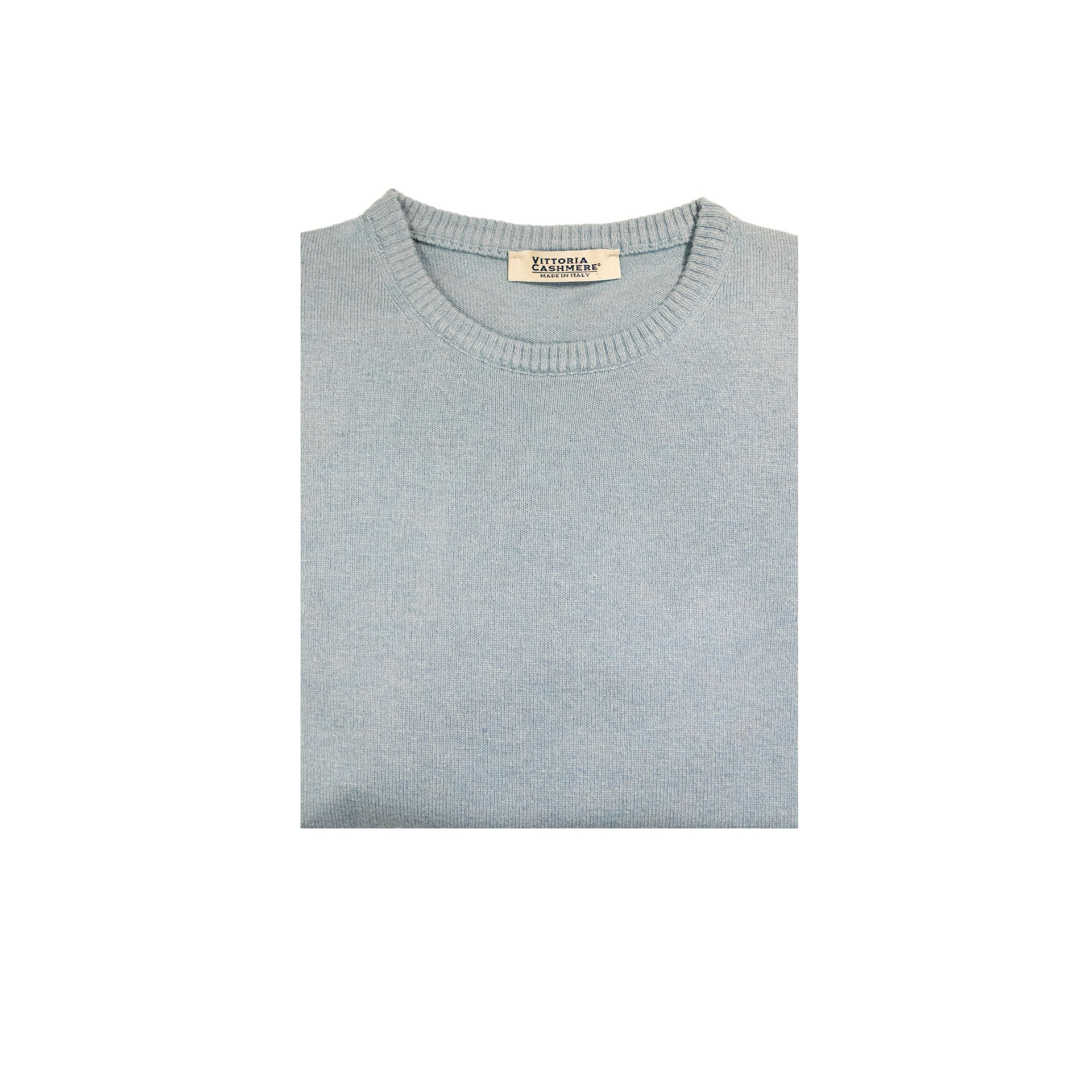 Maglia girocollo finezza 12 - Vittoria Cashmere