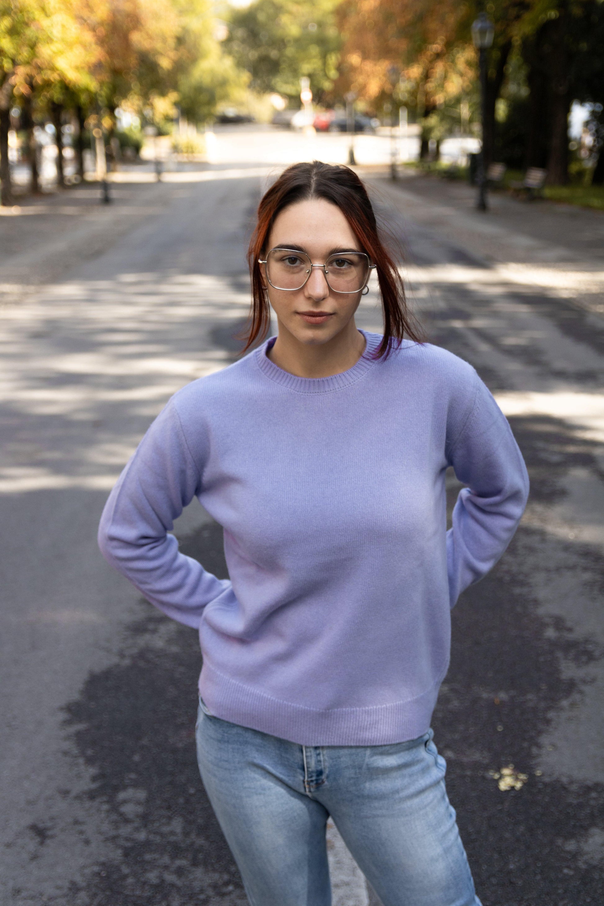 Maglia girocollo finezza 7 - Vittoria Cashmere