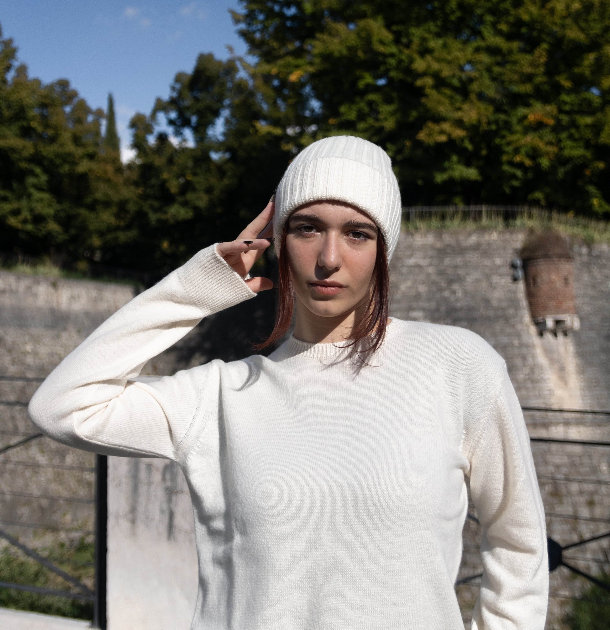 Maglia girocollo finezza 7 - Vittoria Cashmere