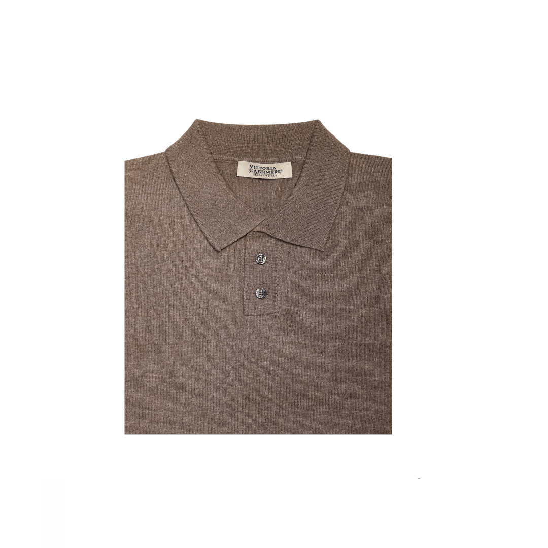 Polo in lana e cashmere