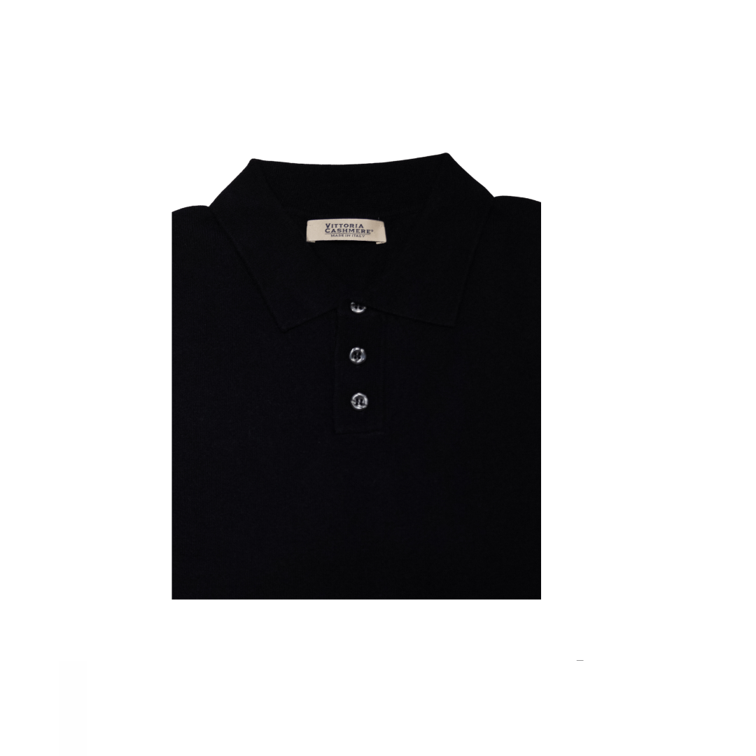 Polo in lana e cashmere