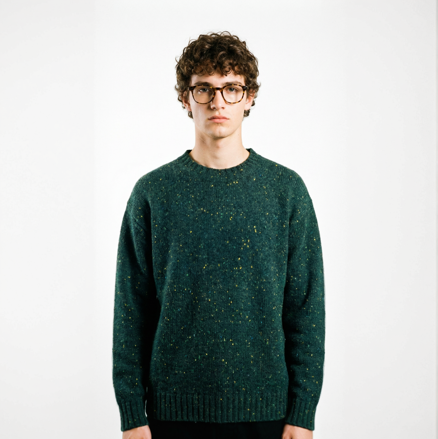 Maglia in lana mélange